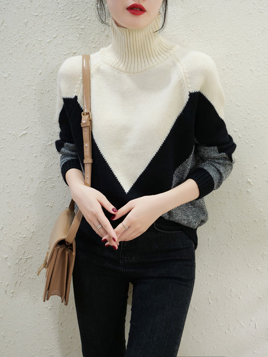 Suéter Cuello Alto de Lana Merino - Prenda Base Versátil - Image 10
