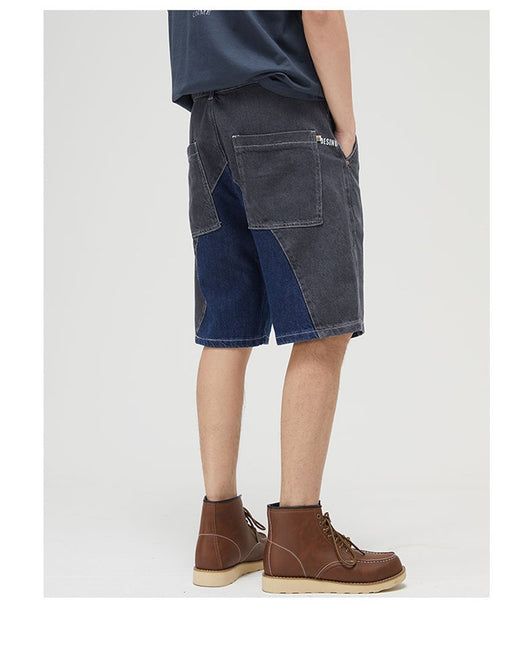Shorts de Mezclilla con Parches para Hombre - Image 14
