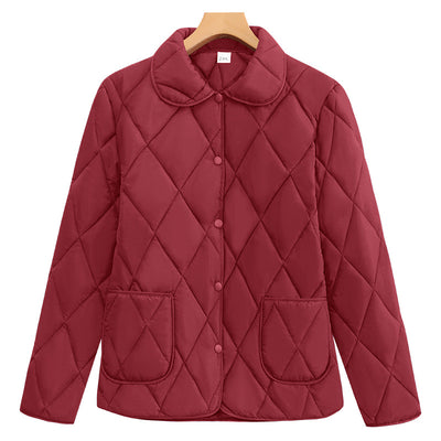 Chaqueta Acolchada Suelta de Algodón para Mujer - Diseño Ligero y Moderno - Image 6