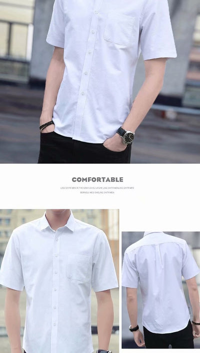Camisa Manga Corta Moderna para Hombre - Estilo Verano - Image 14