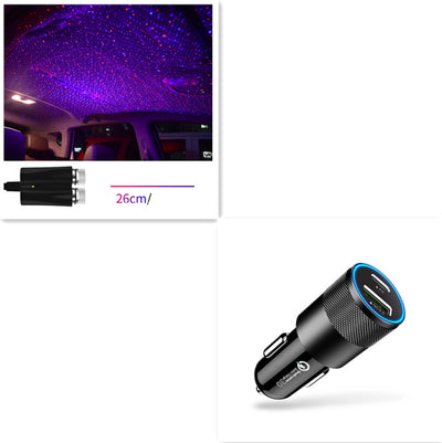 Proyector de Luces Estrelladas USB - Iluminación LED Galaxia para Auto e Interior - Image 27
