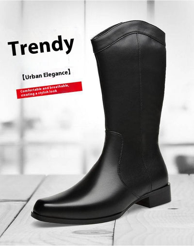 Botas Ejecutivas de Cuero con Punta Afilada para Hombre - Image 11