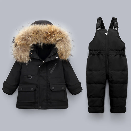 Conjunto de Abrigo Plumón para Bebé Niño - Colección Invierno - Image 3