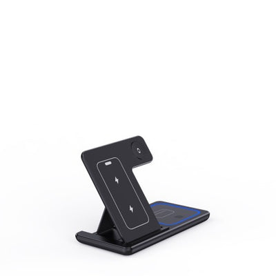 Cargador Inalámbrico 3 en 1 de 15W Plegable para iPhone, Apple Watch y AirPods - Image 6