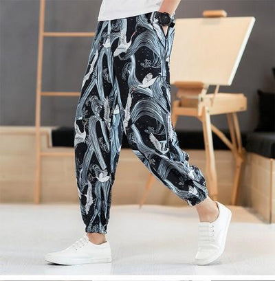 Pantalones Casuales Cómodos para Hombre Crane - Bloomers Holgados - Image 8