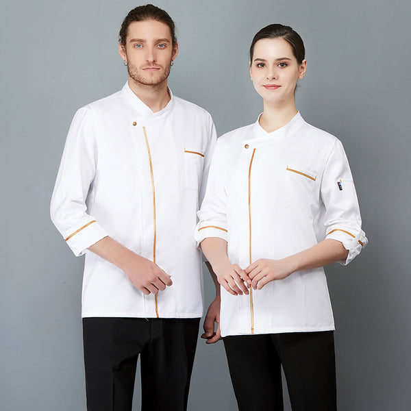Chaqueta Chef Manga Larga Otoño Invierno para Restaurante y Hotel
