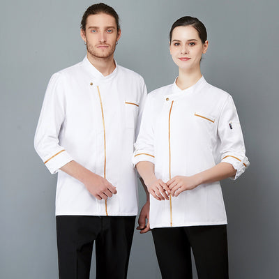 Chaqueta Chef Manga Larga Otoño Invierno para Restaurante y Hotel