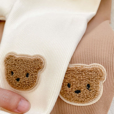 Pantalones Térmicos Infantiles con Osito Bordado 3D - Calidez y Comodidad - Image 14