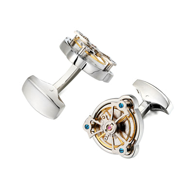 Gemelos de Movimiento de Reloj Tourbillon Francés de Exportación - Image 8