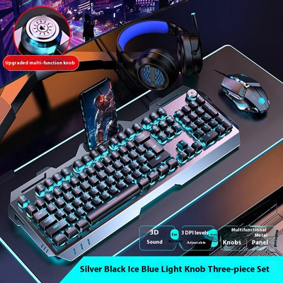 Teclado Mecánico Gaming con Perilla de Control Ergonómica - Image 28