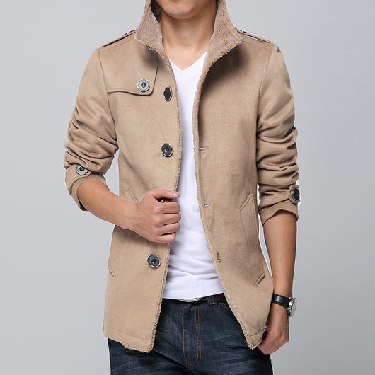 Abrigo Slim-Fit con Forro Polar para Hombre - Image 7