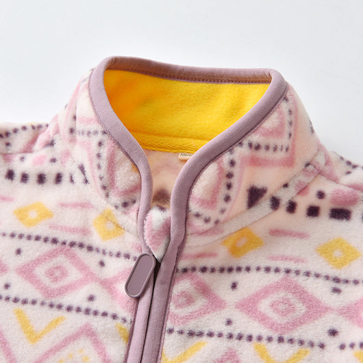 Chaqueta Forro Polar Estampada para Niña - Image 11