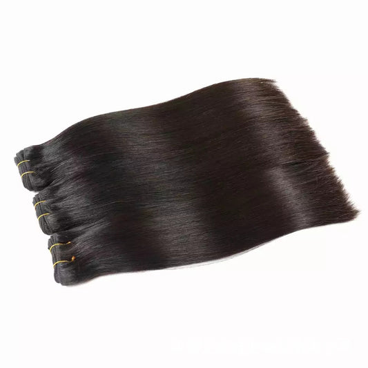 Extensiones de Cabello Real Shunfa 11a con Cabezal Selector Dual