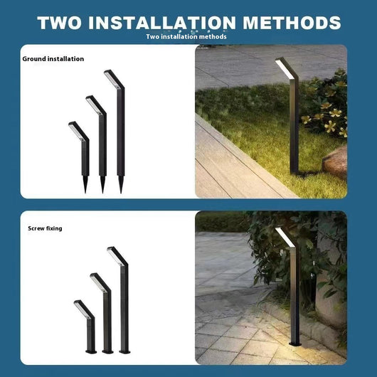 Lámpara Solar LED en Forma de T para Jardín - Image 9