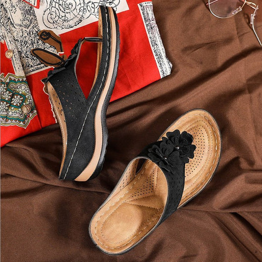 Sandalias Cómodas de Tejido Espiga con Punta Redonda - Image 6