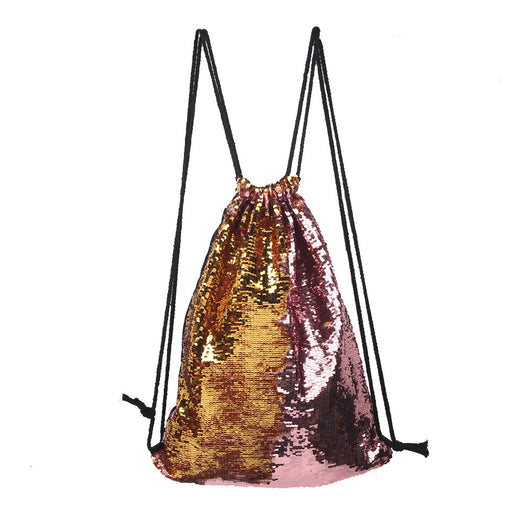Mochila Deportiva con Lentejuelas Sirena y Cordón Ajustable - Image 16