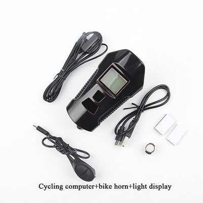 Luz Frontal para Bicicleta USB con Altavoz y Velocímetro - Image 27