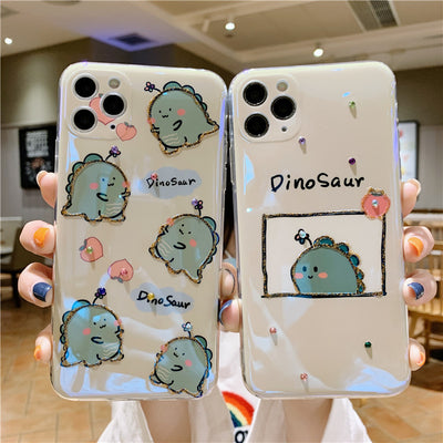 Funda Dinosaurio Brillante para Apple - Diseño Suave con Detalles Epóxicos - Image 8