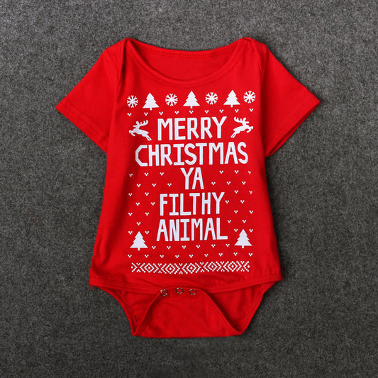 Enterizo Navideño con Alfabeto Inglés para Niños y Niñas - Image 2
