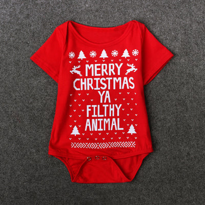 Enterizo Navideño con Alfabeto Inglés para Niños y Niñas - Image 2
