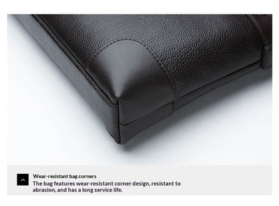 Maletín Ejecutivo de Cuero con Correa Cruzada para Hombre - Image 10