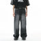 Calça Jeans Hip Hop Cintura Alta Perna Larga Oversized