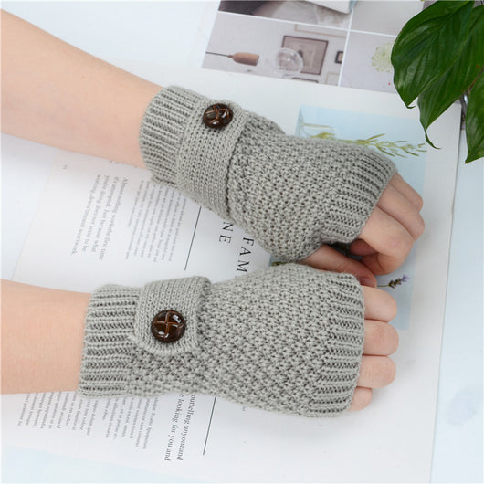 Guantes Mitones de Otoño e Invierno - Medio Dedos - Image 6