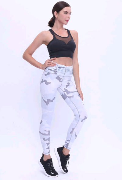 Leggins Deportivos Camuflaje Cintura Alta con Tecnología de Compresión - Image 9