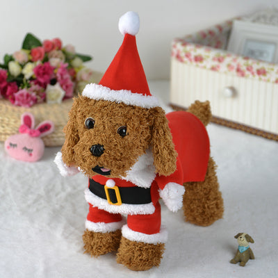 Disfraz Navideño para Mascotas - Traje Festivo Erguido - Image 4