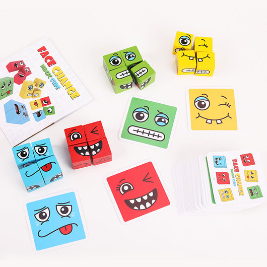 Cubo Mágico de Madera con Bloques Cambiafacetas – Juguete Interactivo Educativo - Image 10