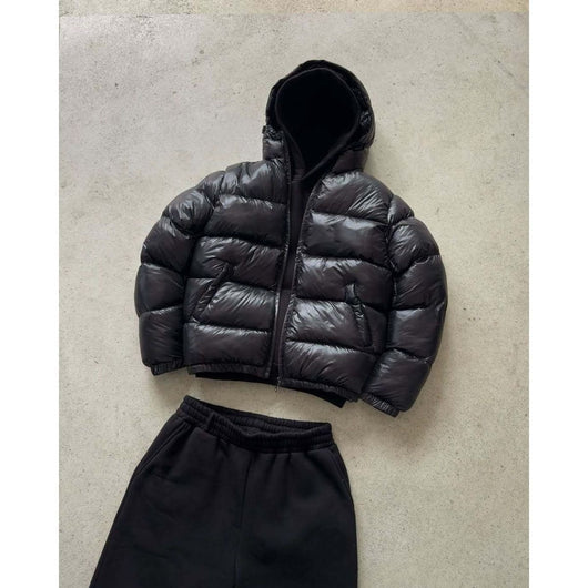 Chaquetas Acolchadas con Capucha de Algodón para Hombre y Mujer - Image 5