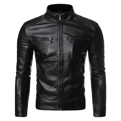 Chaqueta de Cuero para Motocicleta Talla Grande - Image 8