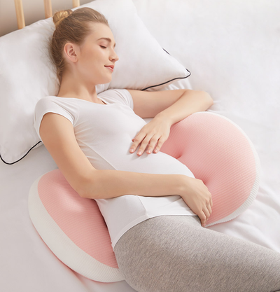 Almohada de Embarazo Multifuncional en Forma de U - Soporte Lumbar y Abdominal