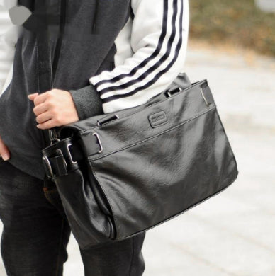 Bolso de Cuero para Hombre - Maletín Casual de Gran Capacidad para Viajes - Image 11