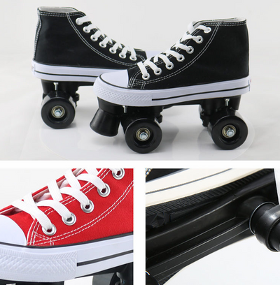 Patines de Cuatro Ruedas en Lona para Adultos - Hombre y Mujer - Image 7