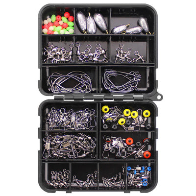 Set de 160 Piezas de Anzuelos Giratorios con Plomada para Pesca - Image 3