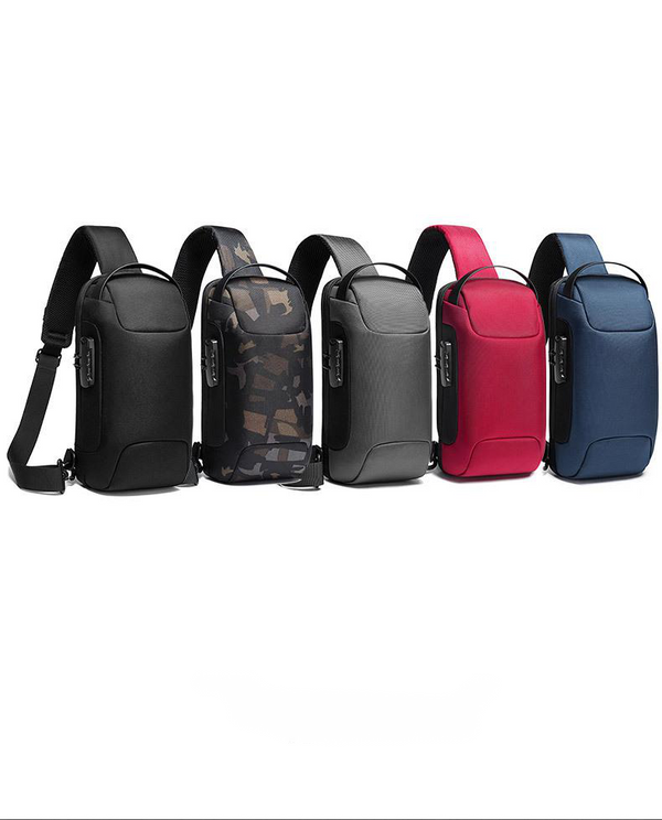 Bolsa Mensajera Impermeable para Hombre - Estilo Coreano Business