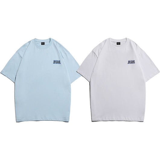 Playera de Algodón con Estampado de Letras - Comodidad de Verano para Hombre - Image 4