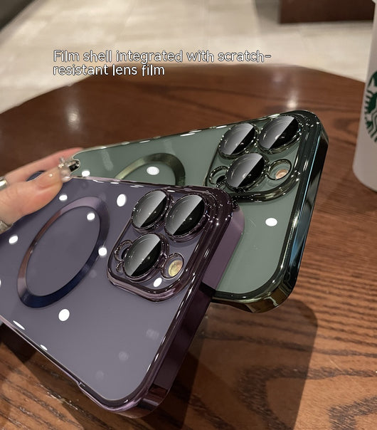 Funda Magnética Antipolvo para Teléfono - Carcasa Rígida sin Marco con Red Electrochapada - Image 8