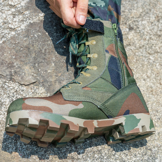 Botas Militares Tácticas Altas Transpirables con Cierre - Image 2