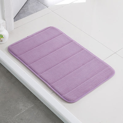 Tapete de Baño Coral Fleece con Espuma Viscoelástica - Antideslizante y Absorbente - Image 10