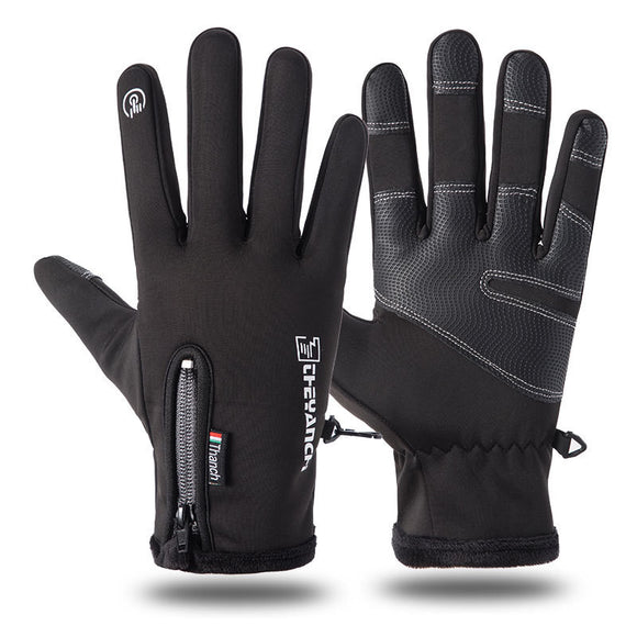 Thermal Ski Gloves Plus with Velvet Lining for Mountains
