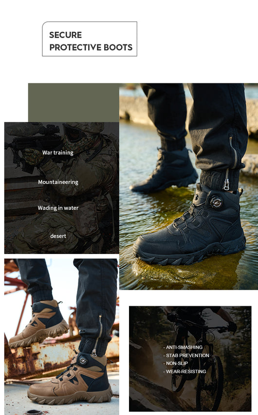 Botas de Trabajo Ligeras, Cómodas y de Seguridad para Hombre - Image 11