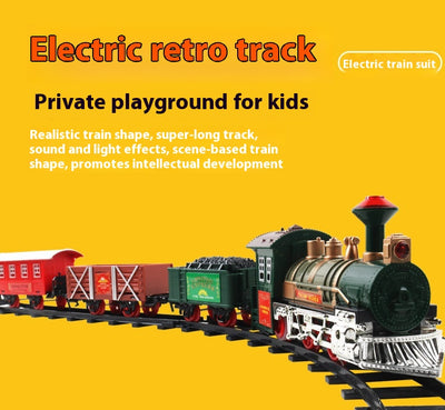 Tren Eléctrico de Juguete con Rieles para Niños - Simulador Realista - Image 15