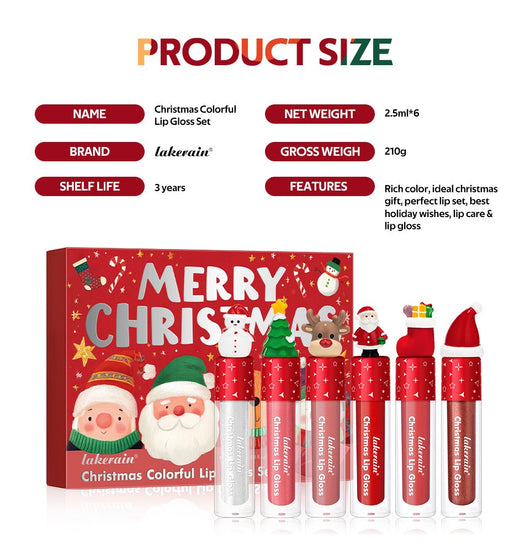 Set de 6 Labiales Mate Velvet Rojo Navidad - Regalo Perfecto - Image 16