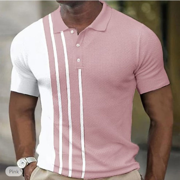 Polo de Golf Estilo Europeo Americano para Hombre - Verano