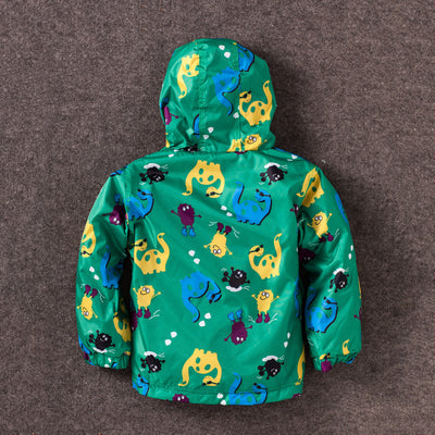 Chaqueta Impermeable para Niño con Capucha - Diseño Dinosaurio Resistente al Viento - Image 13