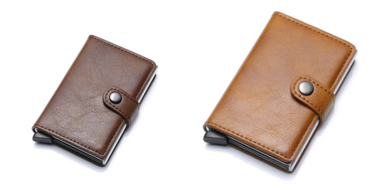 Billetera Vintage para Hombre con Protección RFID, Cuero y Aluminio - Image 13