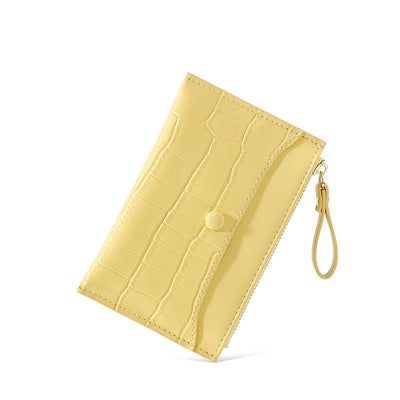 Billetera Compacta Multiranura para Mujer - Cartera Monedero PU Ultradelgada - Image 13