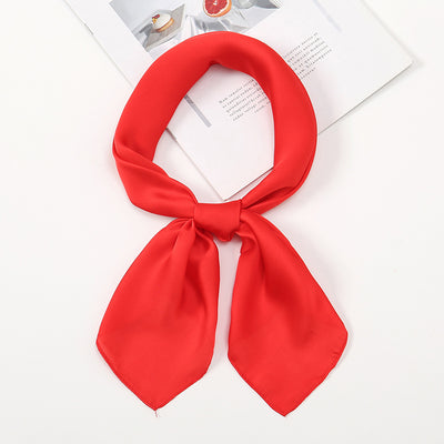 Pañuelo de Satén Liso Versátil y Elegante - Image 14
